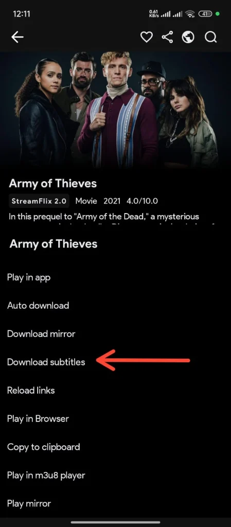 Cloudstream'den Altyazı İndir