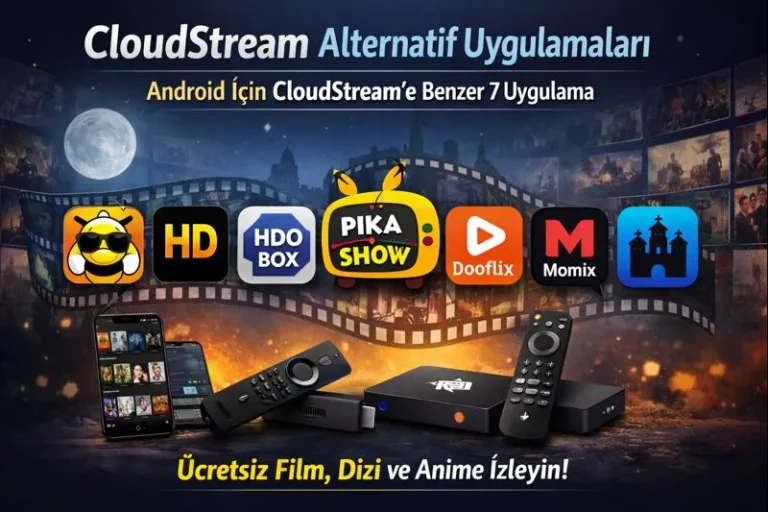 Cloudstream Alternatif Uygulamaları