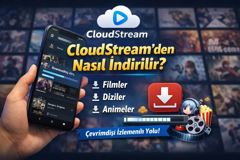 CloudStream'den film indirme