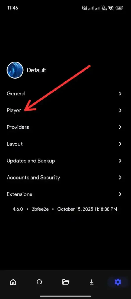 CloudStream ayarlarını özelleştirme